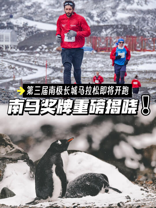 重磅‼️2025南极长城马拉松奖牌正式揭晓！