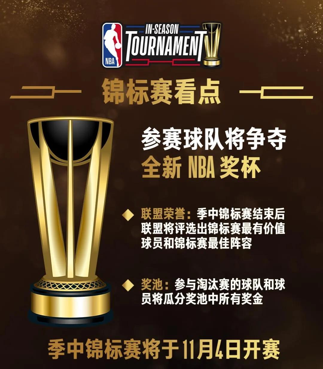 NBA官方设立“季中锦标赛”，最开心的球员应该是以下这三位：

1、勒布朗-詹姆