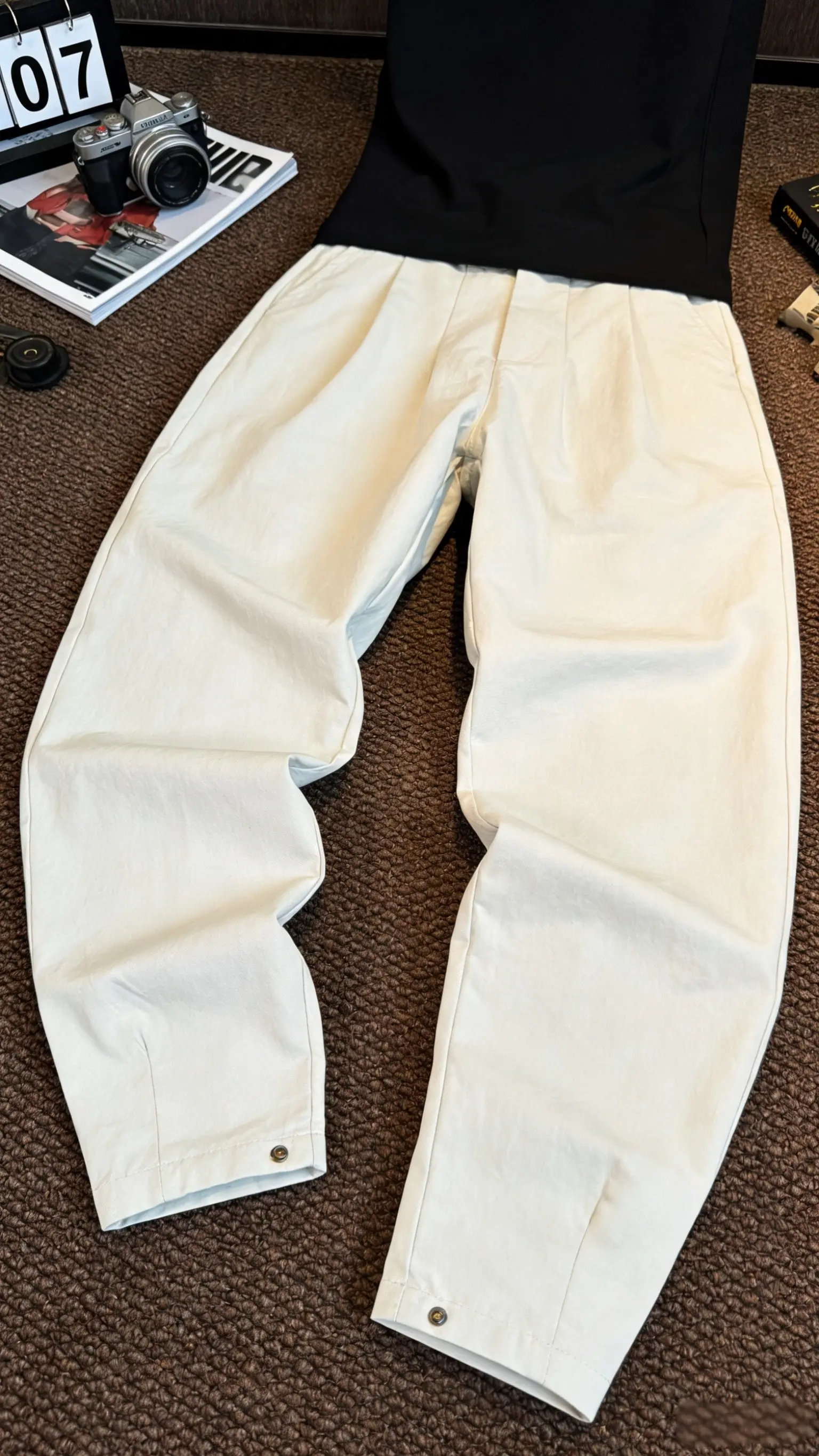 潮牌速干裤男宽松哈伦裤夏季薄款裤子2026新款百搭纯色男裤休闲裤