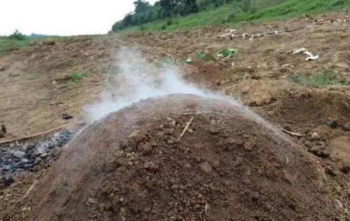 2018年，湖北农民孙某发现自家祖坟冒起了青烟，他立即跑去查看，竟是祖坟遭遇了盗