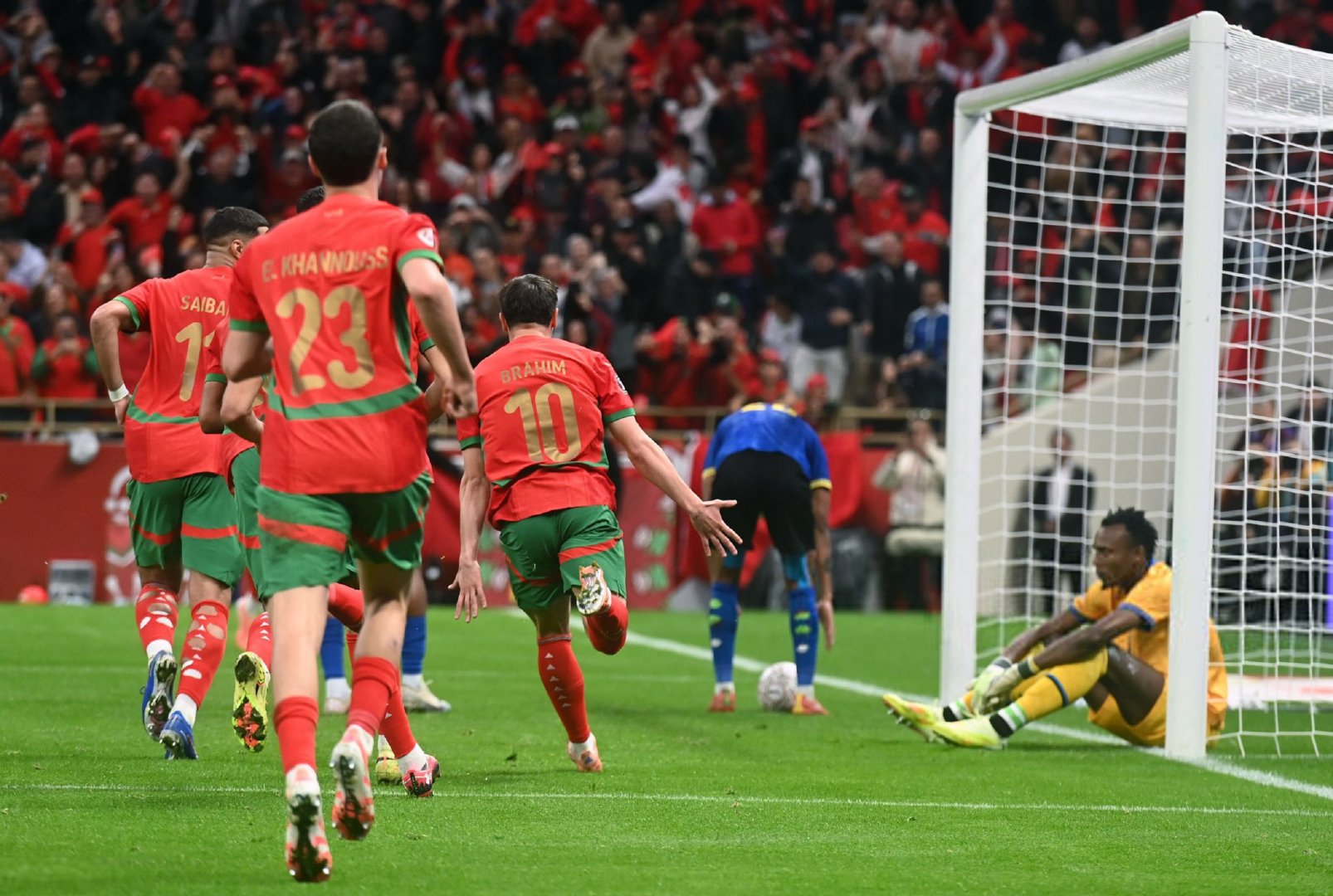 非洲杯1/8决赛，摩洛哥1-0坦桑尼亚；卜拉欣首发出场86分钟打入一球，帮助摩洛