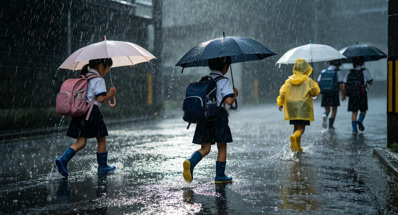 由于深圳跨区上学现象普遍，为避免学生在通勤途中遭遇不同区域的极端天气风险，官方实