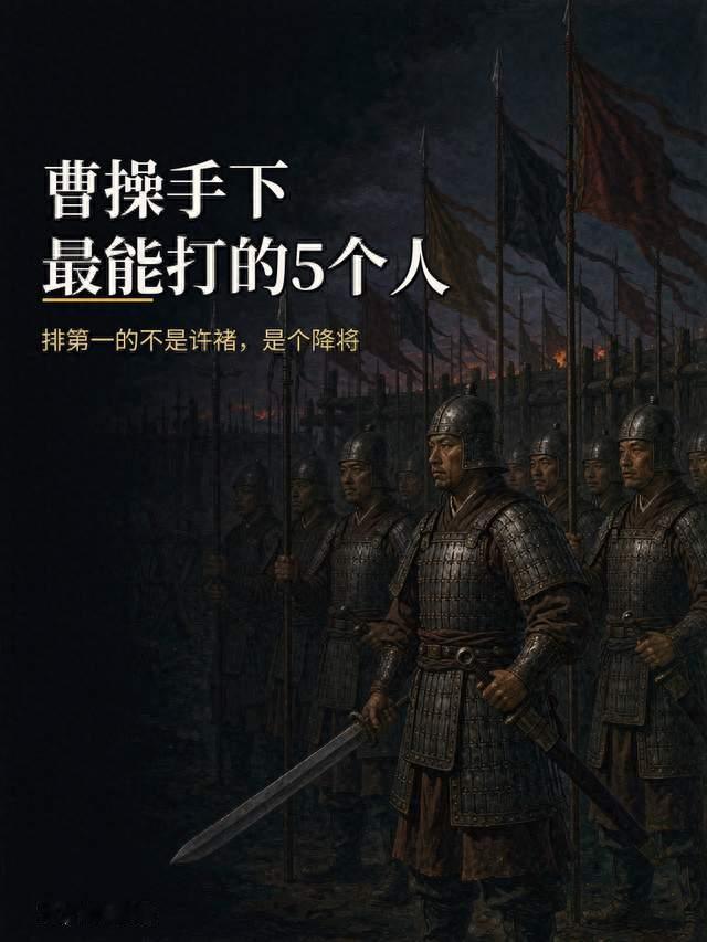 曹操手下最能打的5个人，典韦和许褚都进不了前三