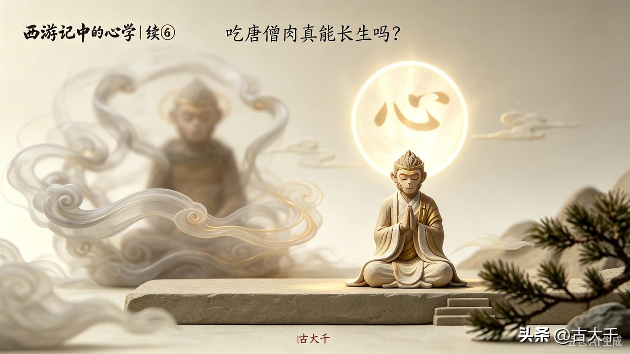 西游记中的心学(续⑥)：吃唐僧肉真能长生吗？

有网友留言：传说吃唐僧肉能长生不