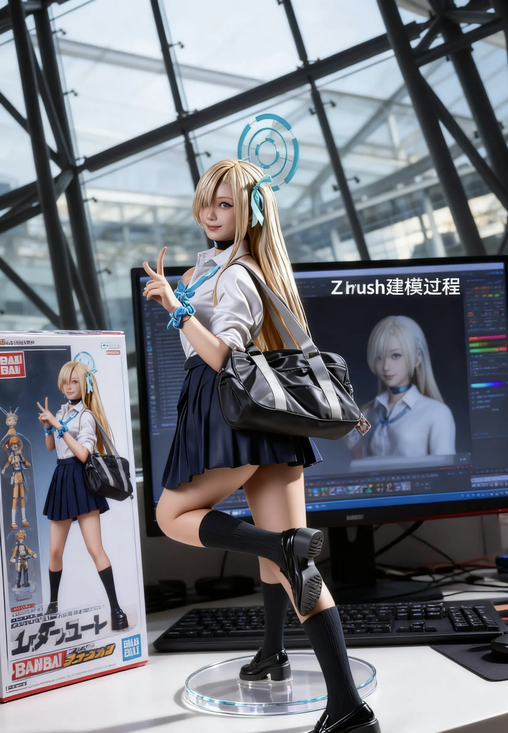 cos正片 手办模型 一之濑明日奈cos cosplay 蔚蓝档案