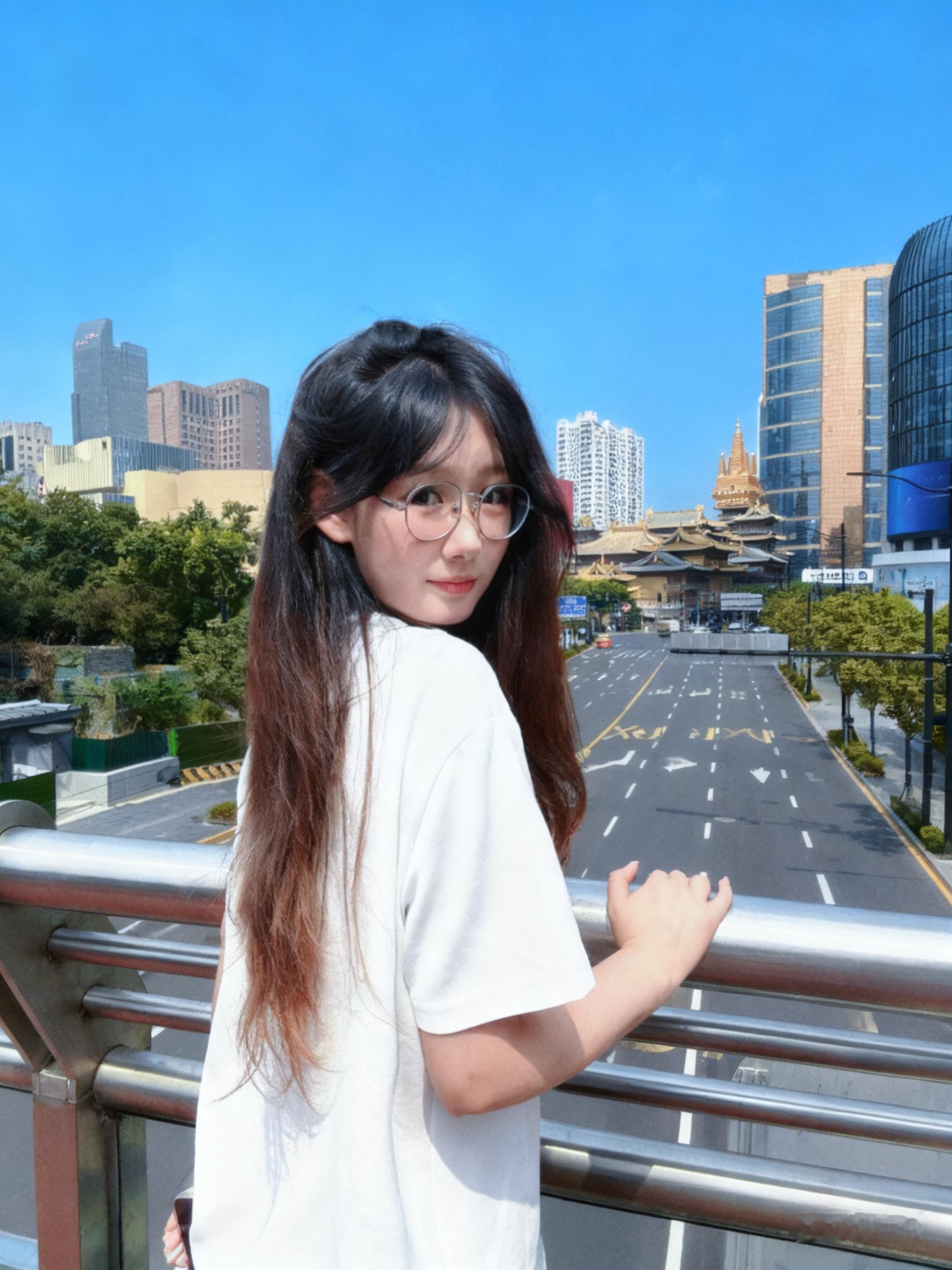 豆包P图太权威了这还用怕国庆期间人多？车都能去除，何况是路人了[喵喵] ​​​