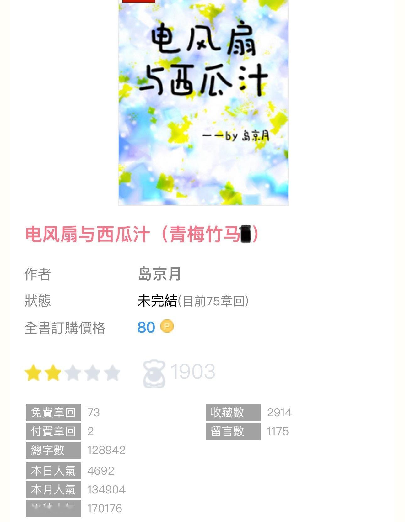 一篇快乐小狗女主被腹黑绿茶竹马吃干抹净的故事校园／青梅竹马《电风扇与西瓜汁》岛京