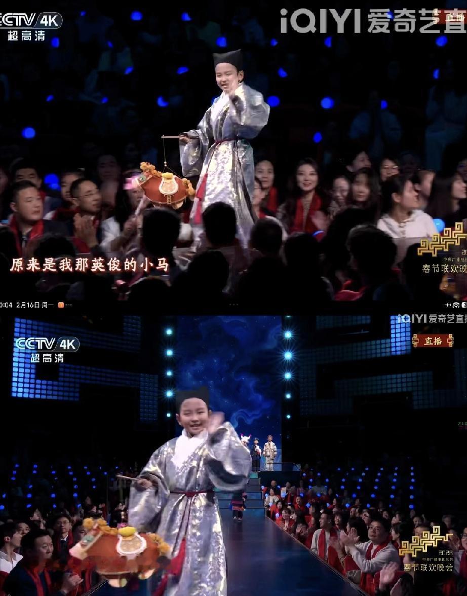 春晚最让人感动的节目出现了，

就是周深的歌曲，

歌好听，小朋友们更可爱，尤其