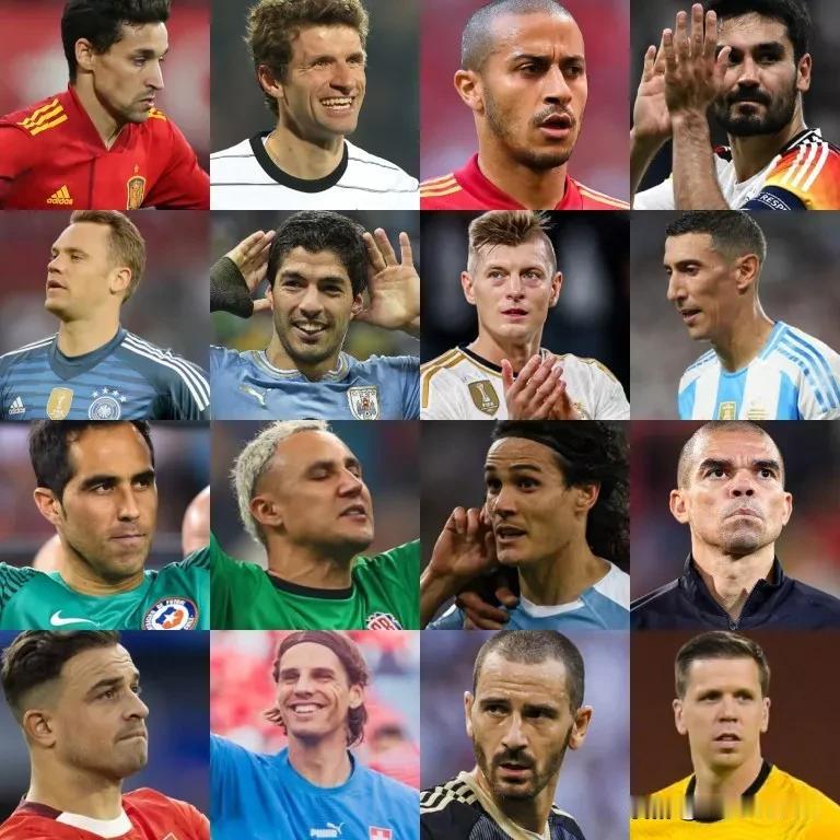 随着苏亚雷斯宣布从乌拉圭国家队退役，这些足坛名将在2024都退了，哪一位伴随着你