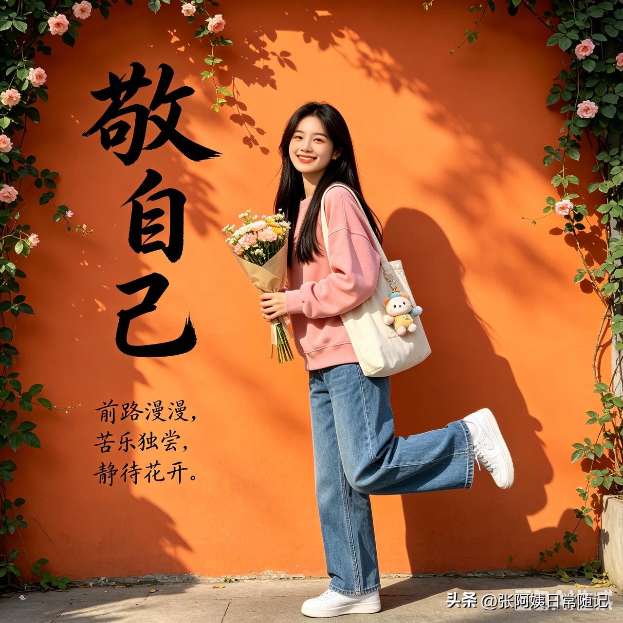 给自己一句话，你会说什么? 如果要给自己一句话，我想说：“接纳平凡，好好爱自己，