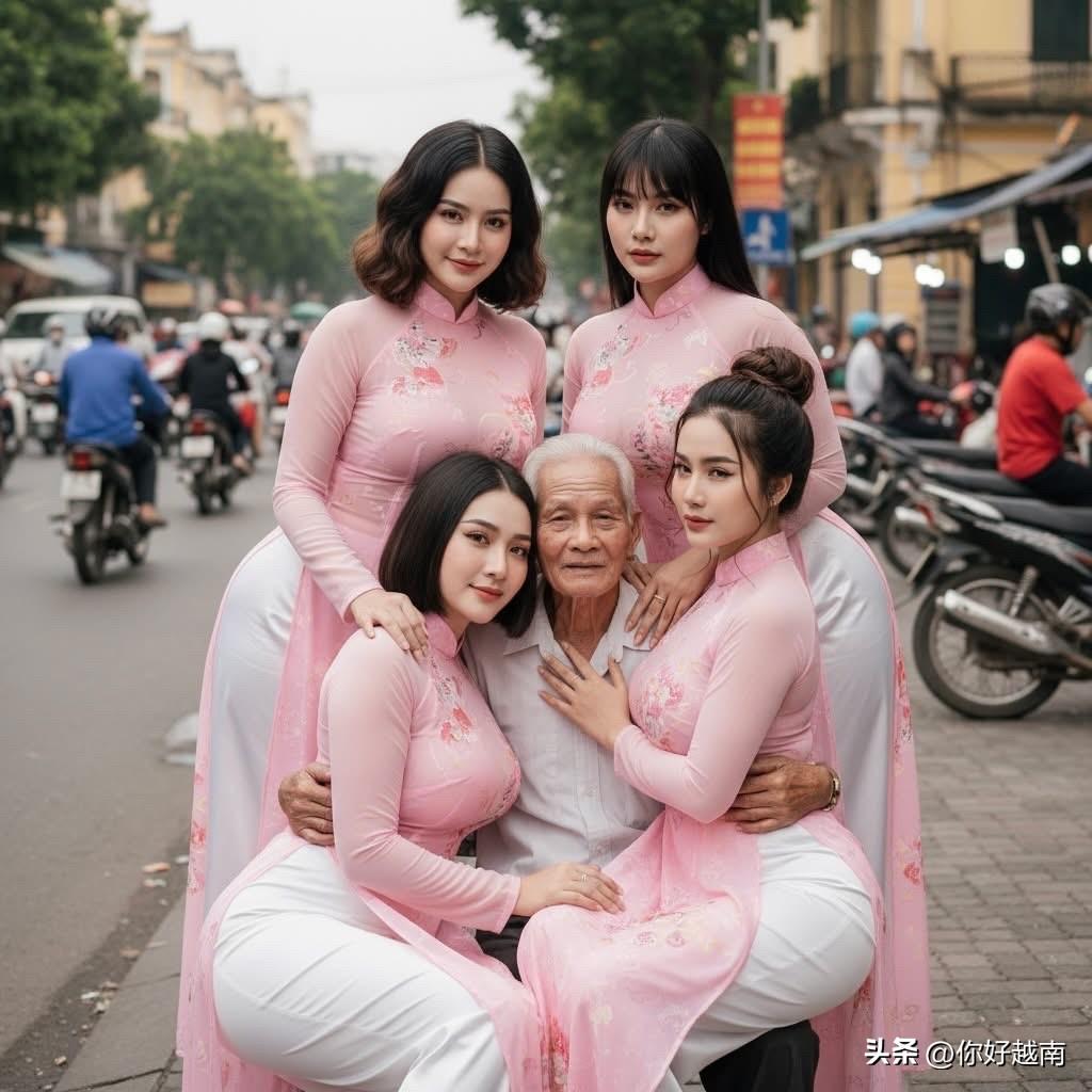 越南奥黛美女，越南旅游攻略越南美女 越南旅游 越南风光 广东越南美女