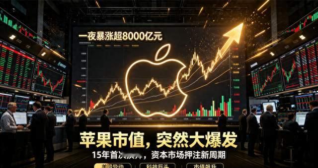 苹果一夜暴涨8000亿！15年最大人事变动，全新时代开启