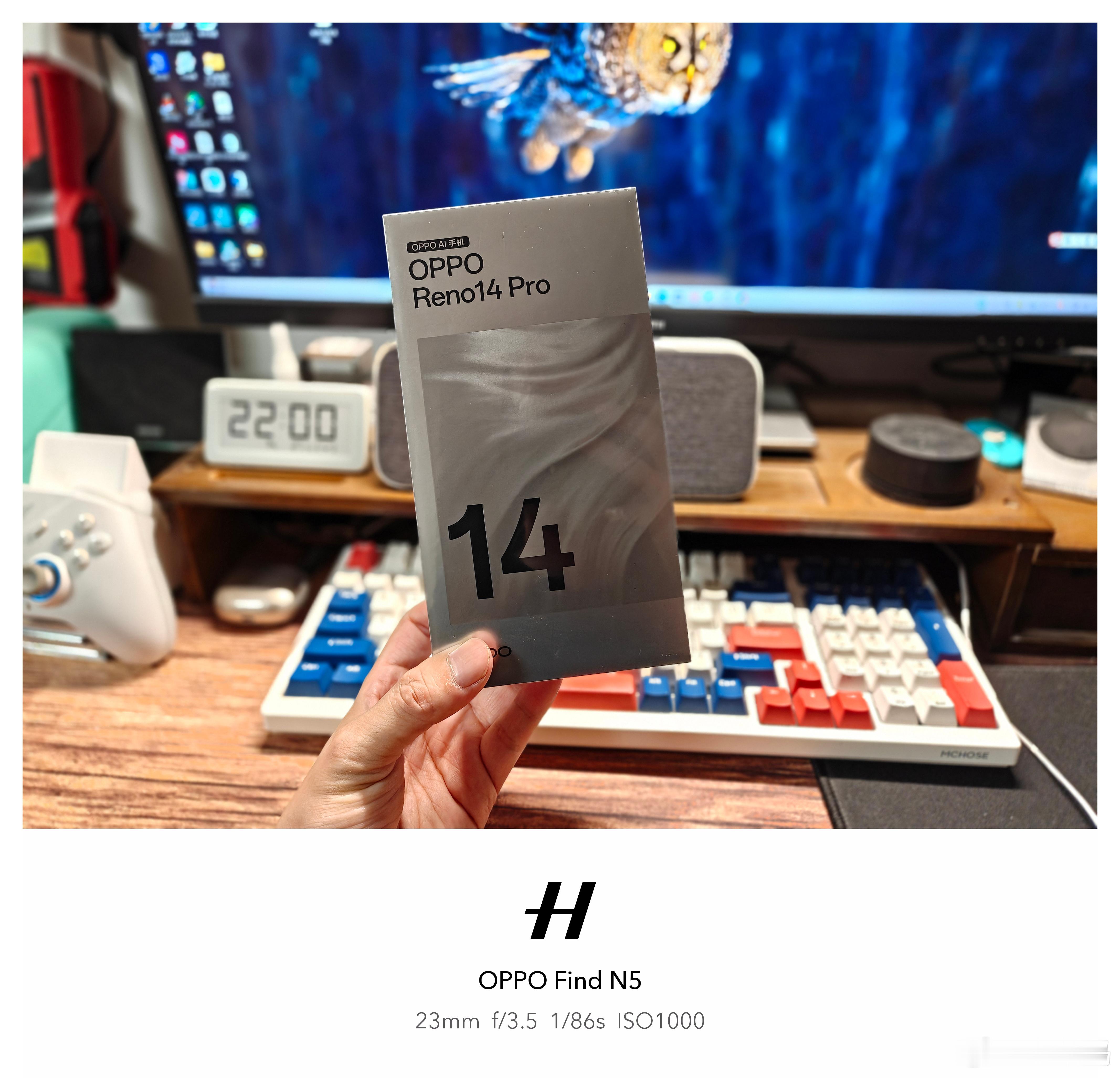 又搞了台号称直播神器的OPPO Reno14 Pro，意思是也要我开播了吗？我就