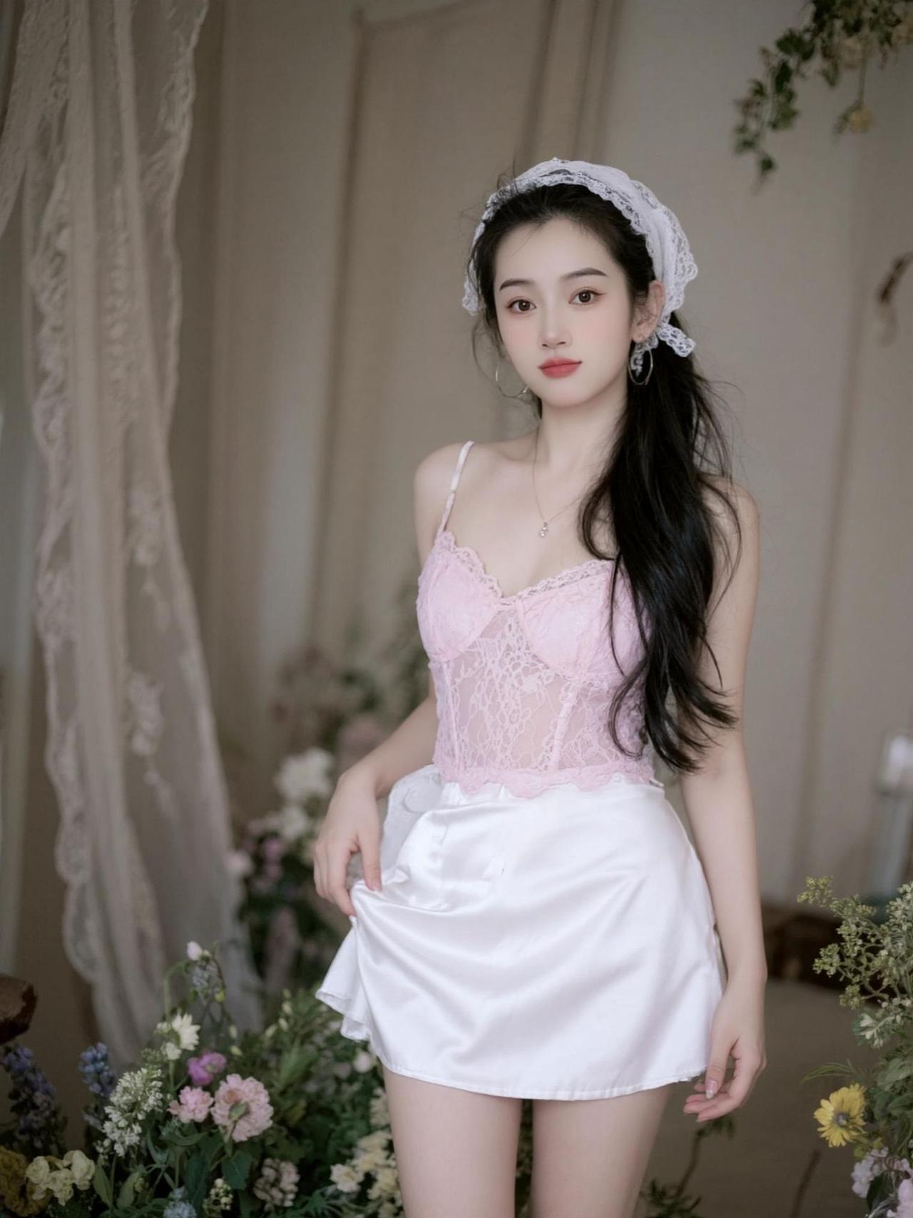 AI蕾丝少女照 抖音ai创作 抖音玩法合伙人计划。