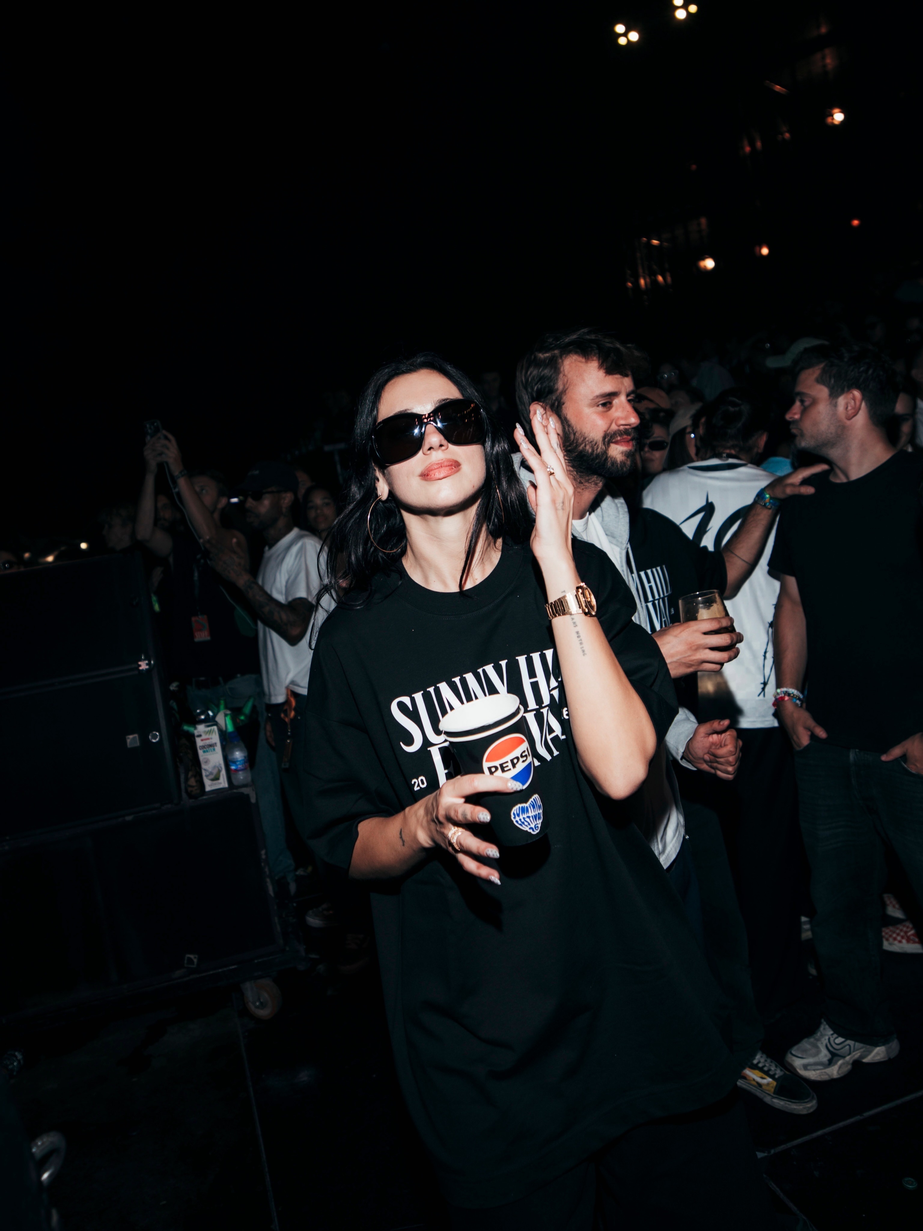 DuaLipa  一人独美sunnyhillfestival 最后一天后台 