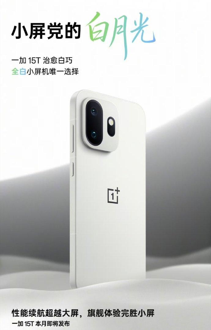 一加15T白色公布！！！治愈白巧。
棕色对不起，我是白色党
这个看起来，是不是和