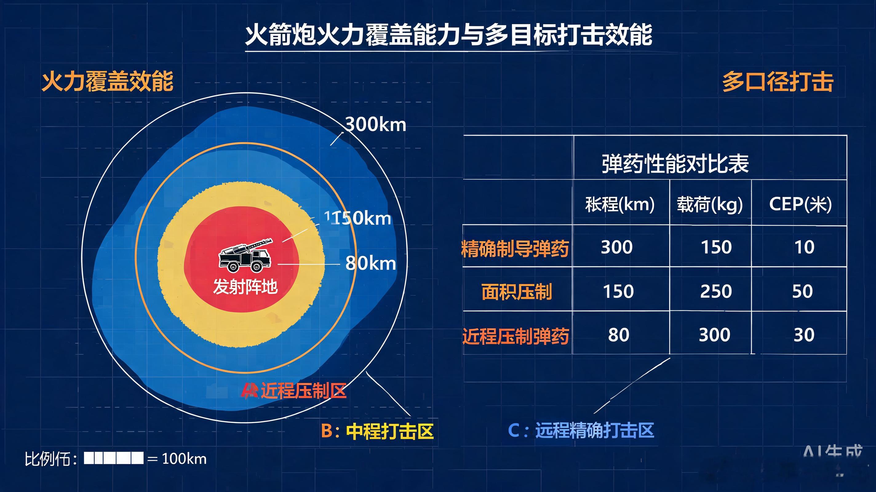 韩国K239「天舞」模块化火箭炮AI拆解科普海报来了！约218套在役，兼容多口径