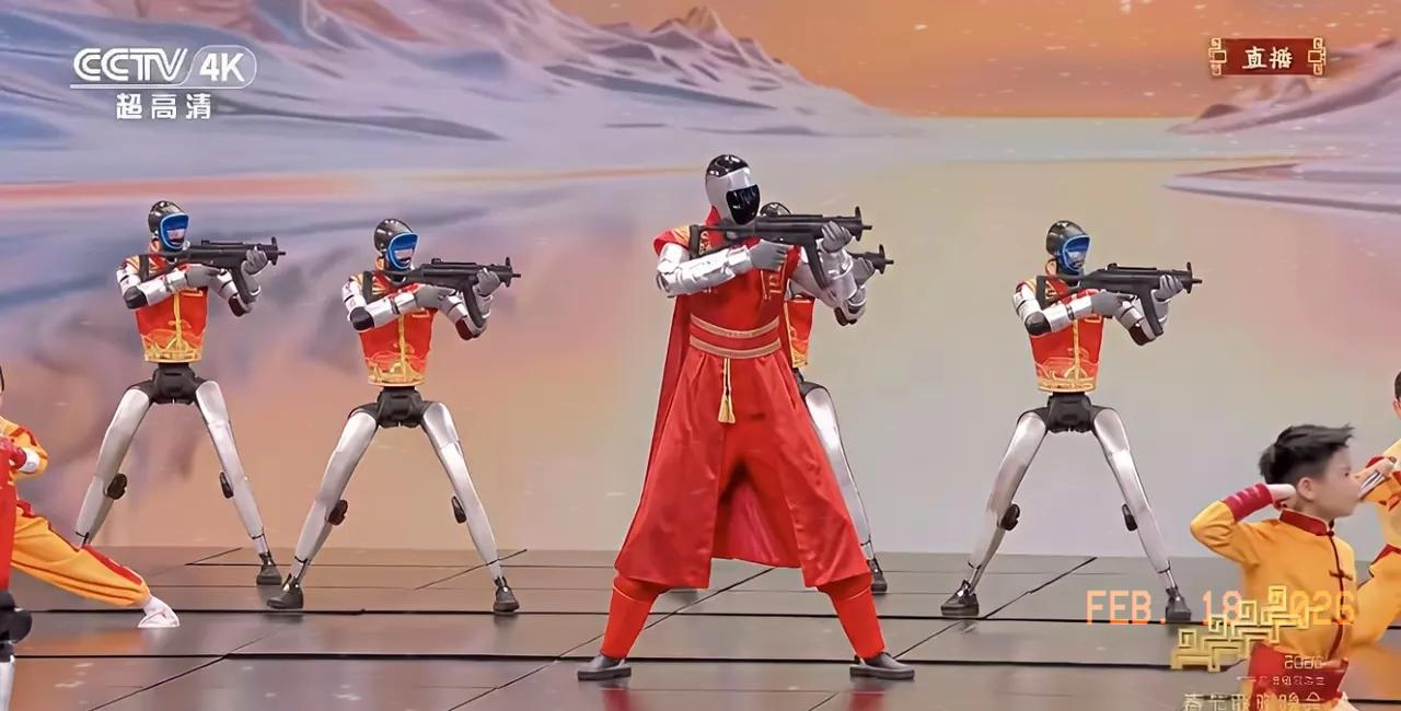 外国人眼中的中国人形机器人，去年是霍金，今年是霍元甲，明年是霍去病。

今年春晚