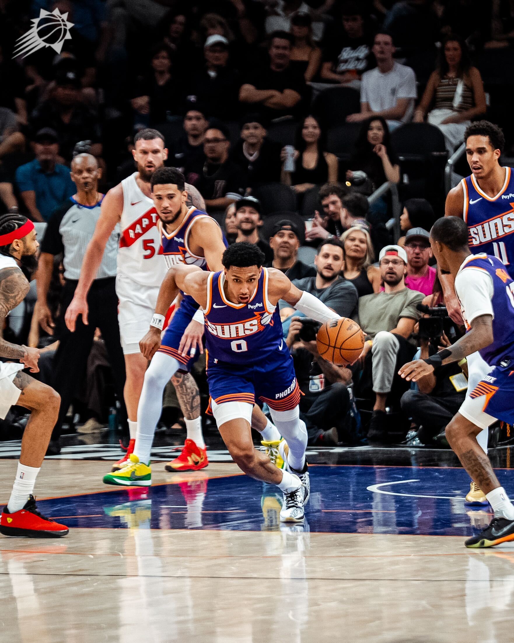 邓恩投中首记三分，今天发挥不错啊！菲尼克斯太阳 ｜旭日东升 ｜猛龙vs太阳