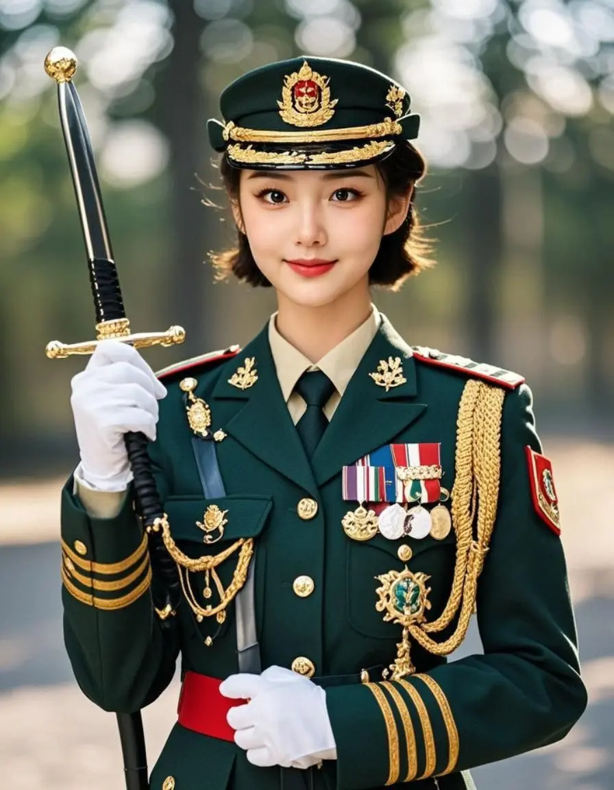 AI戎装英姿
