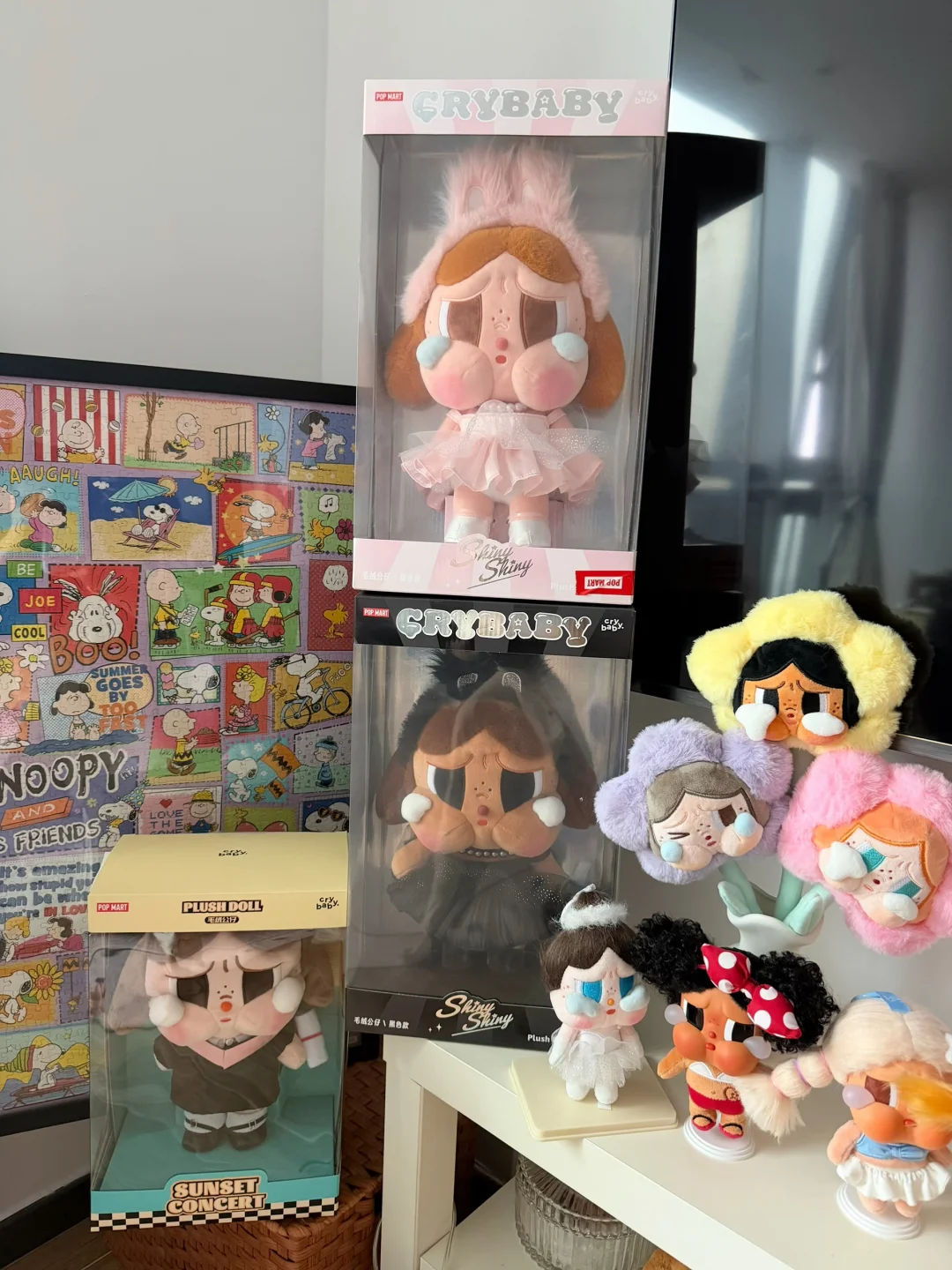 拥有了粉色的CRYBABY