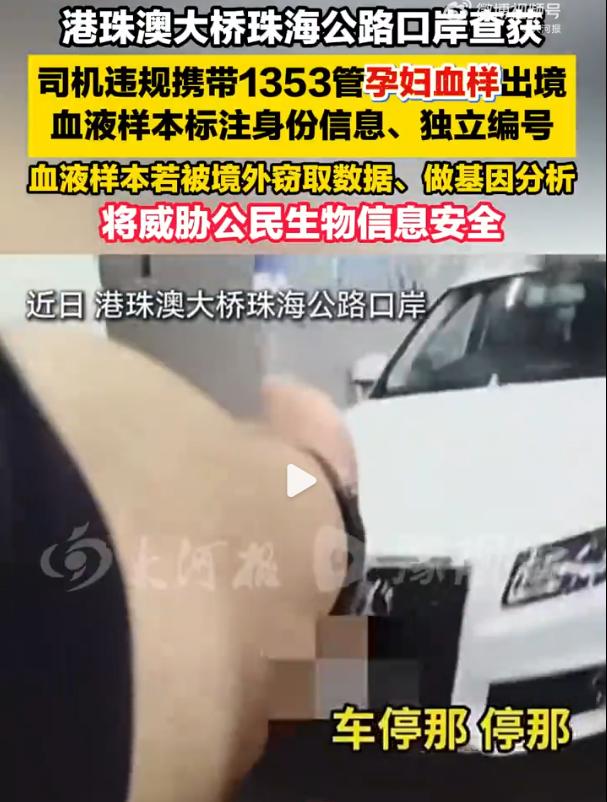 孕妇血样成批往外送，1353管只是被查获的一车：谁在社交平台拉客、谁在安排过线？