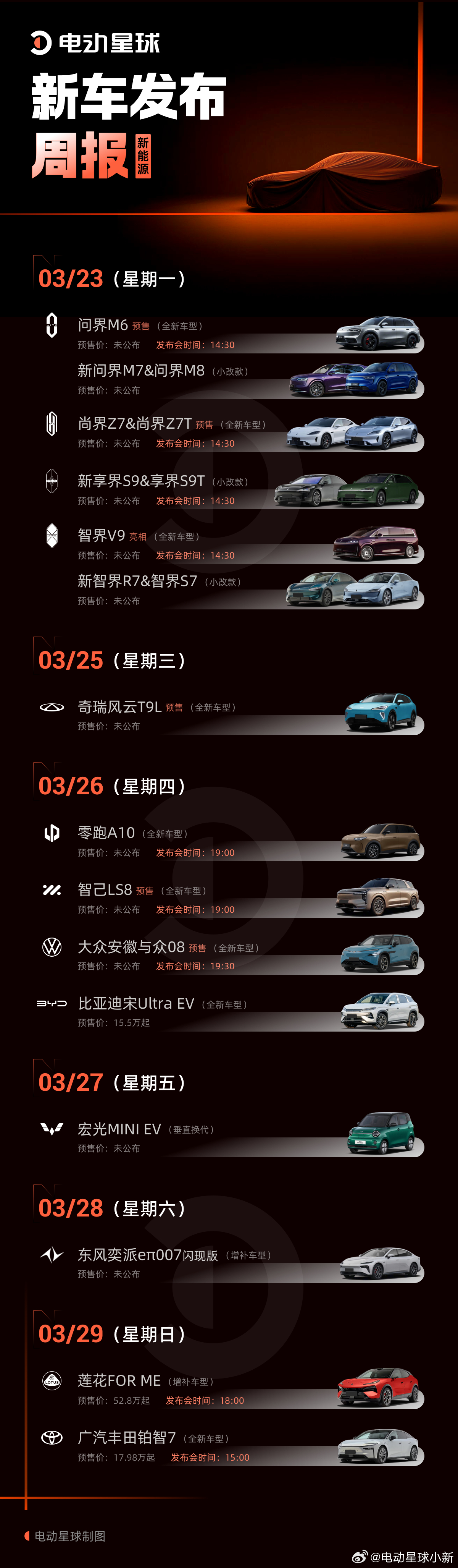 「界」么多车怎么选？新车日历来了光是问界 / 享界 / 智界 / 尚界四大品牌一