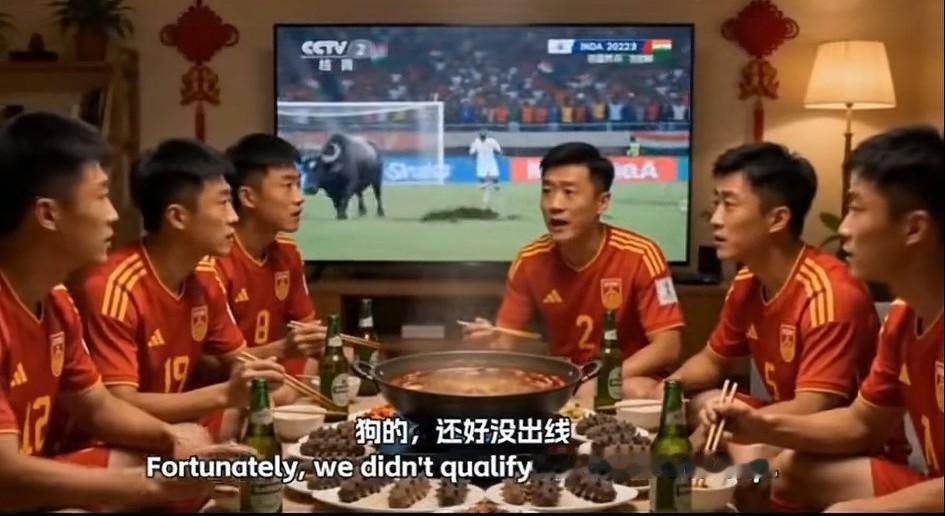 国足喝酒吃火锅？这是Ai吧，若是真的，就太没底线了！好奇世界杯期间，国足这帮人在