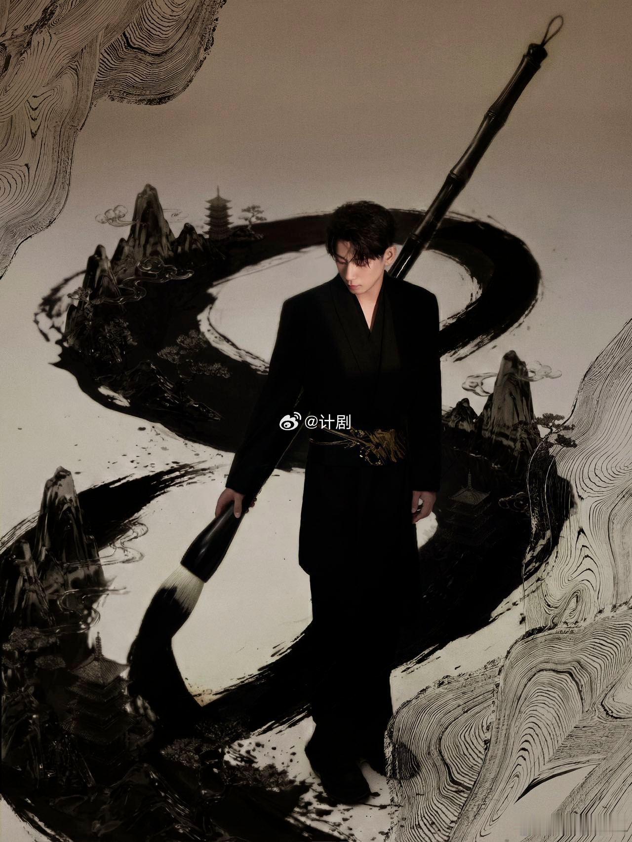 王子奇更适合中国体质的周正脸 这组照片的高级感在于反差，周正的面容提供了稳定的框