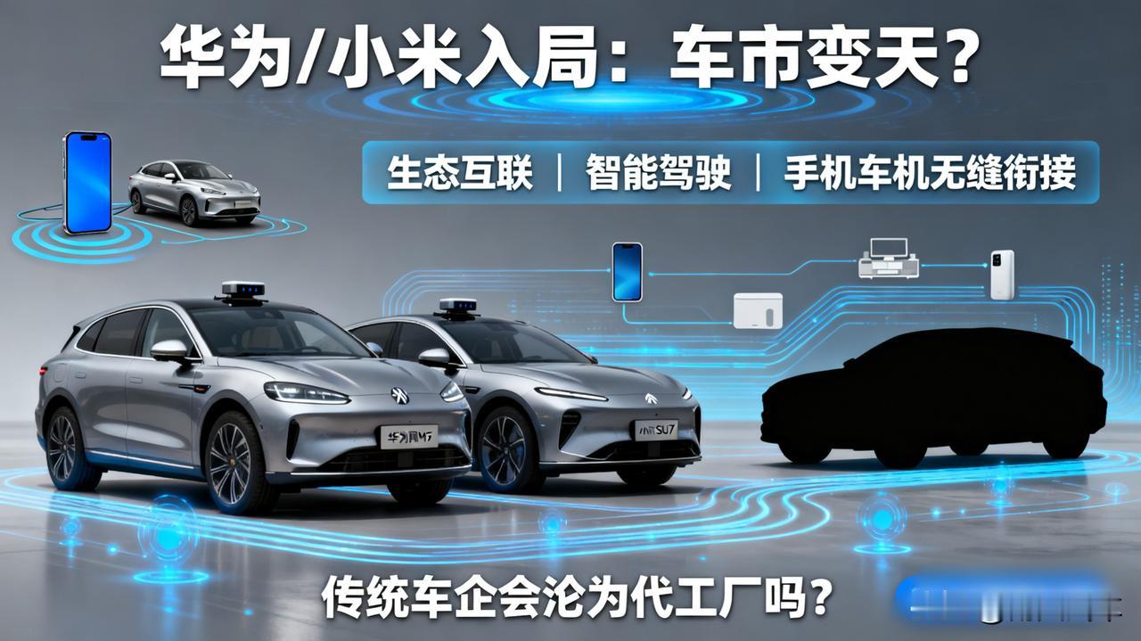 华为/小米入局，车市要变天

华为、小米都来造车了，以后是不是买车就跟买手机一样