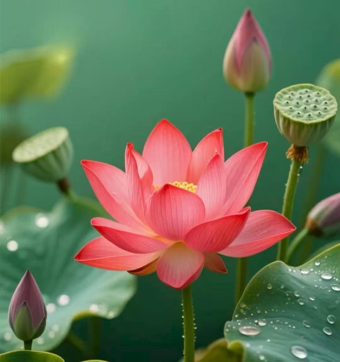 花开花落花无悔,
缘来缘去缘如水。