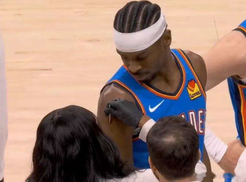 雷霆131-122战胜太阳，雷霆总分4-0横扫太阳雷霆成为今年季后赛首支晋级第二