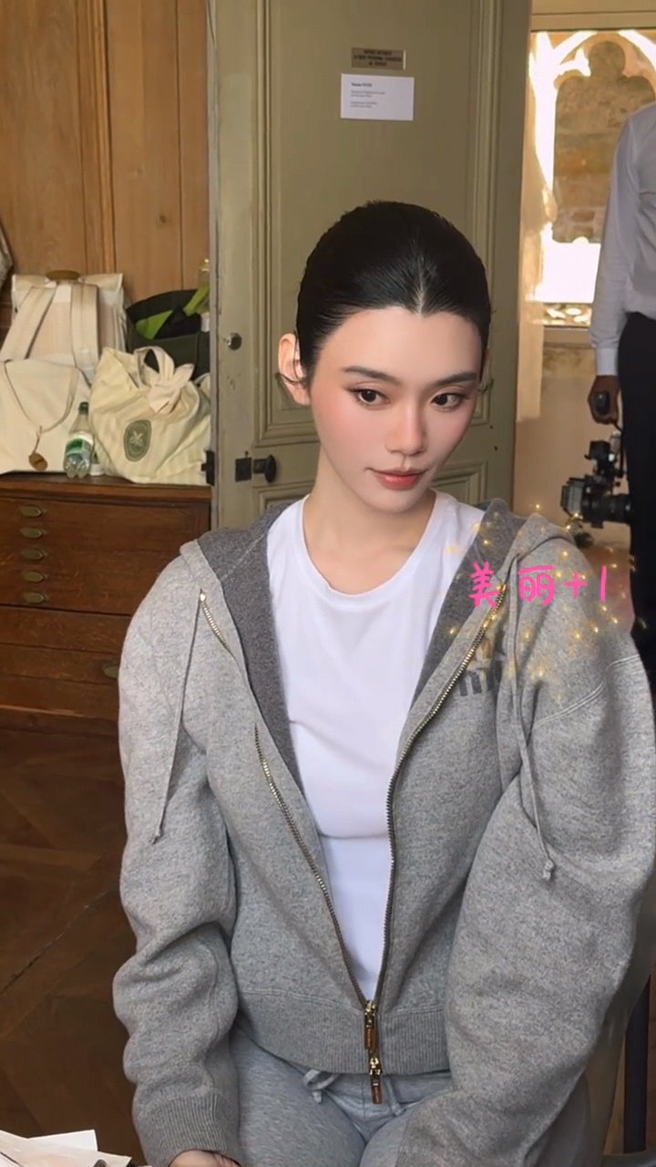 奚梦瑶头型好美奚梦瑶头型好优越妈妈我也想要圆头奚梦瑶晒照感谢婆婆