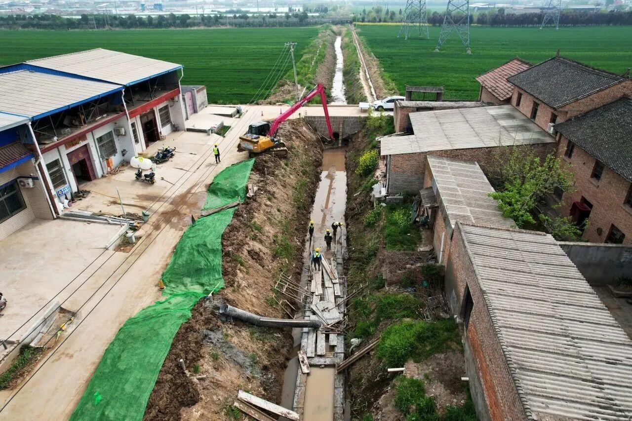 最新！西安惠民项目“关山街道农村排水渠修复项目”进度条刷新...预计今年6月底实