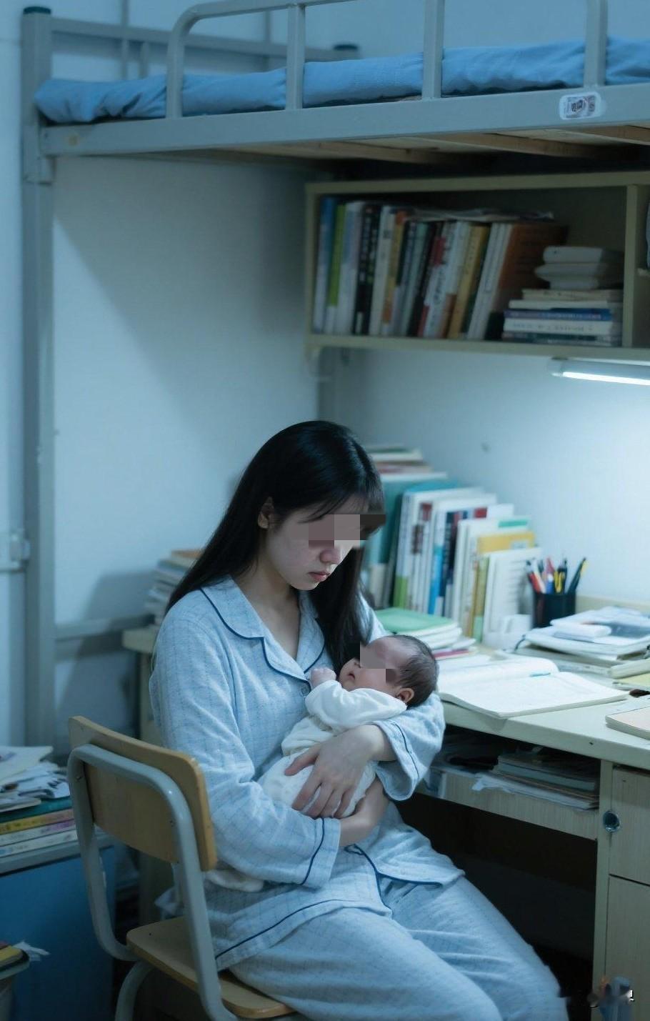 实在令人难以置信！
一位大二女生，竟在寝室独自产子，没有他人协助，最终母子平安，