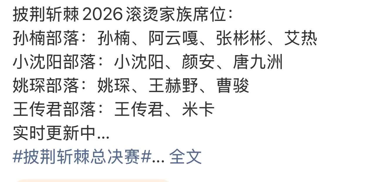 披哥6的成团名单披荆斩棘6的成团名单披哥6的成团名单 ​​​