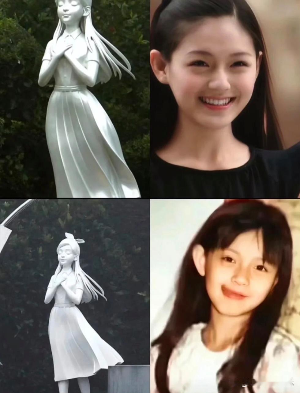 说实在的，我不太明白这雕像为什么不像任何时期的大S 