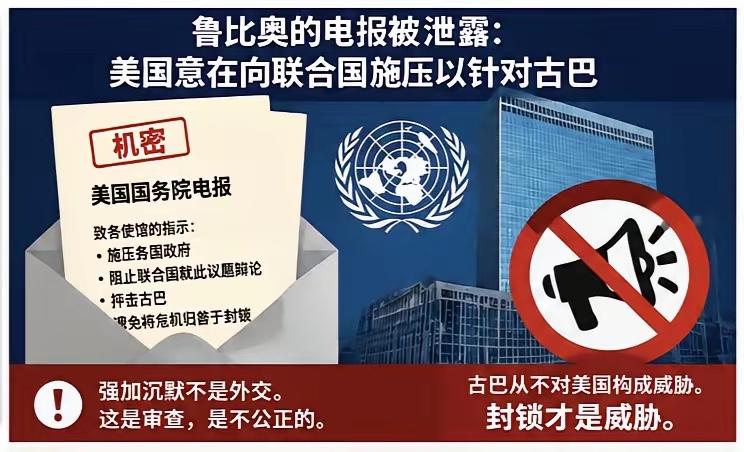 美国国务院在马可·鲁比奥的授意下，向各国使馆发送外交电报，向各国施压，要求其阻止