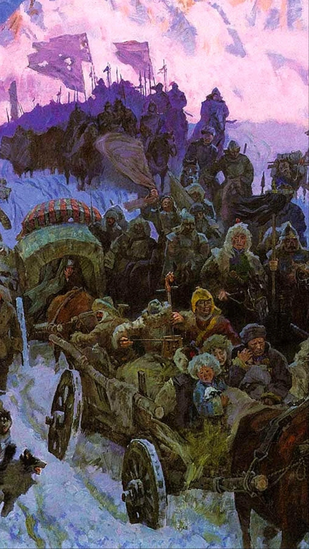 土尔扈特部一部分东归，其余部分去了哪里？