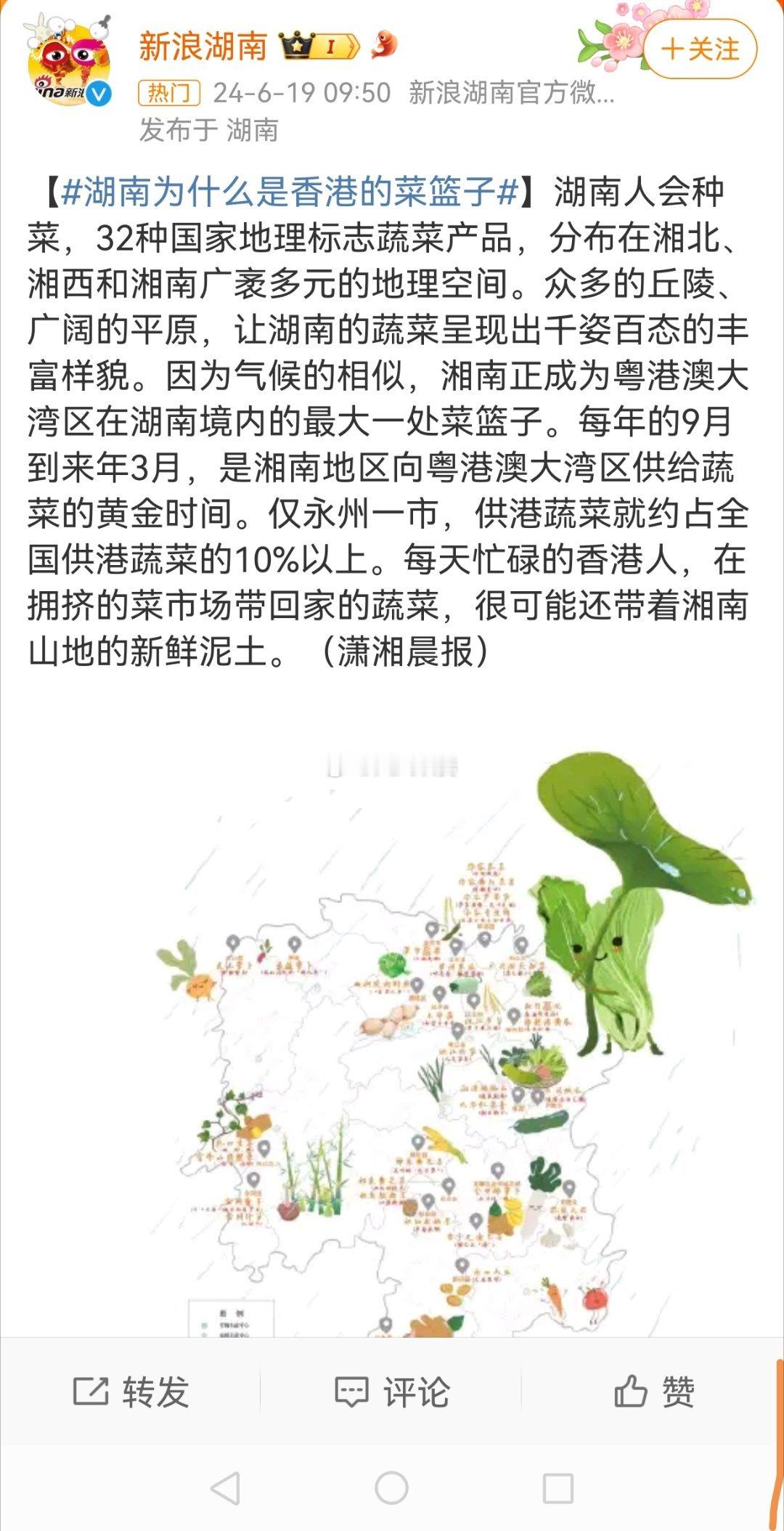 #湖南为什么是香港的菜篮子#以前好多地方以给香港供菜、供肉、供水为荣耀，自己不吃
