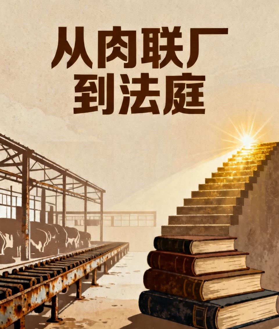 朋友做律师已有十多年，他的职业生涯堪称传奇。他原本是肉联厂的工人，不甘于一辈子当
