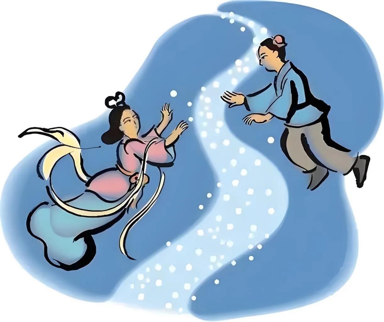 独坐窗前望月愁，
牛郎织女爱不休，
天河水是情人泪，
……请友续句………？

上