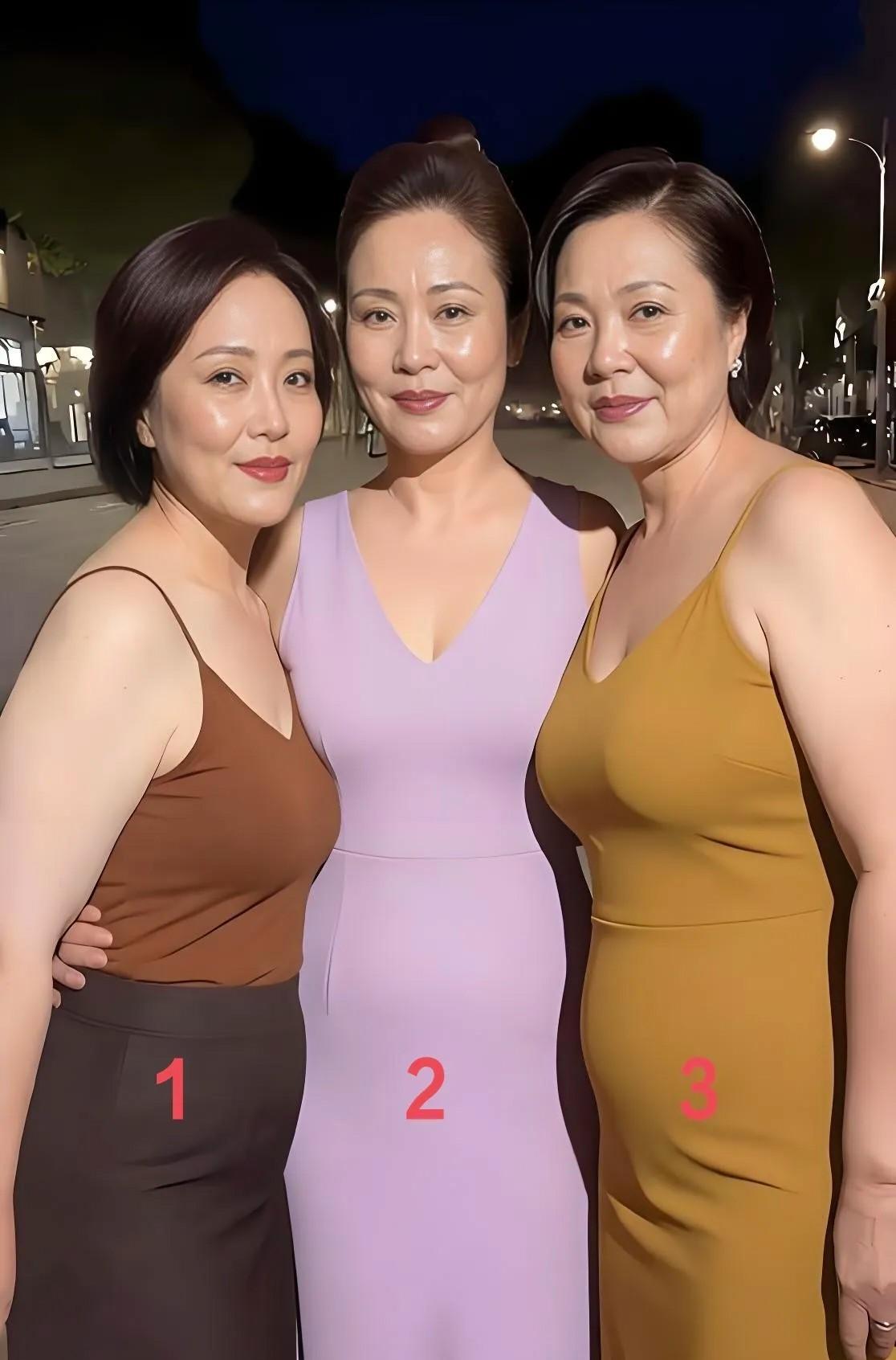 不论胖瘦，不论身高，假如你选丈母娘，哪一位的长相看着面善，和蔼可亲，更好相处？