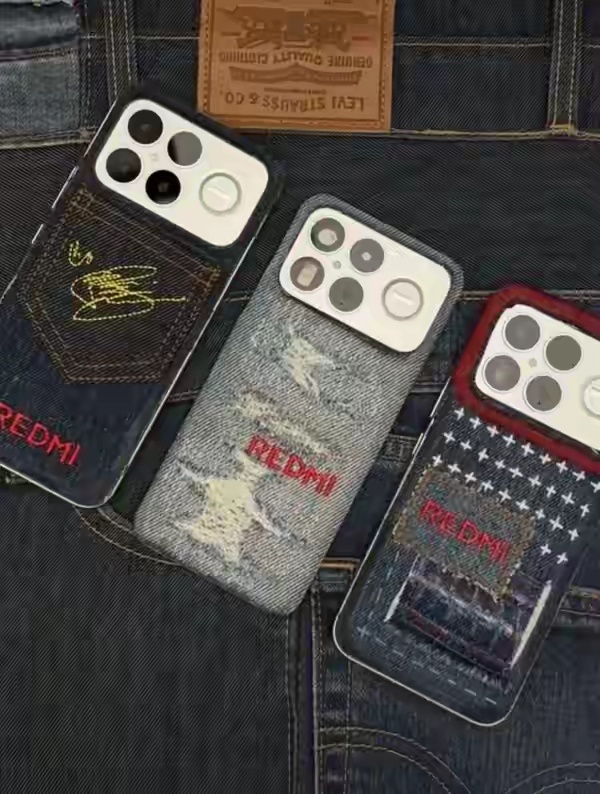 你还真别说，网友把红米k90系列改的都还不错，牛仔裤作为手机外壳元素，挺天马行空