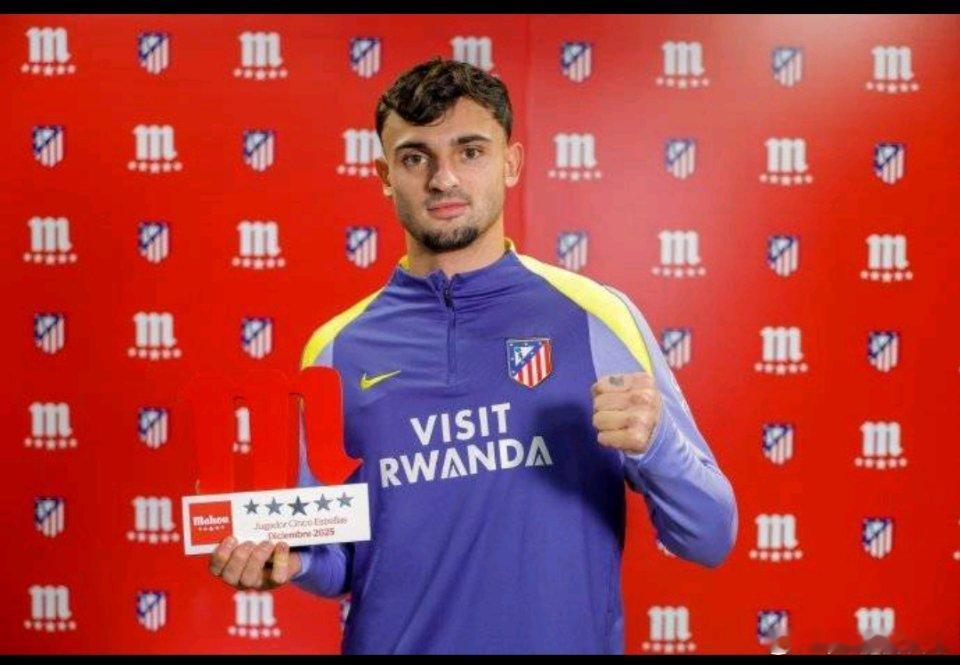 1月3日讯 官方消息，马竞后卫马克·普比尔当选队内12月最佳球员。在接受采访时，