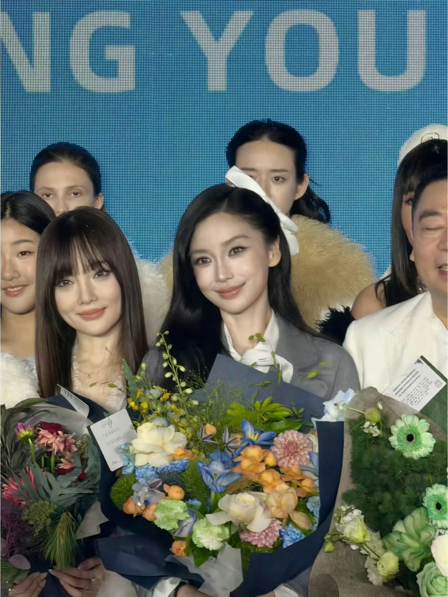 Angelababy看秀仪态女神你真的美的太easy😢 