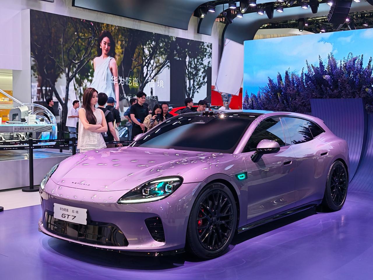 启境GT7实车，比网上好看。致敬系列里，它超越了尚界Z7T。