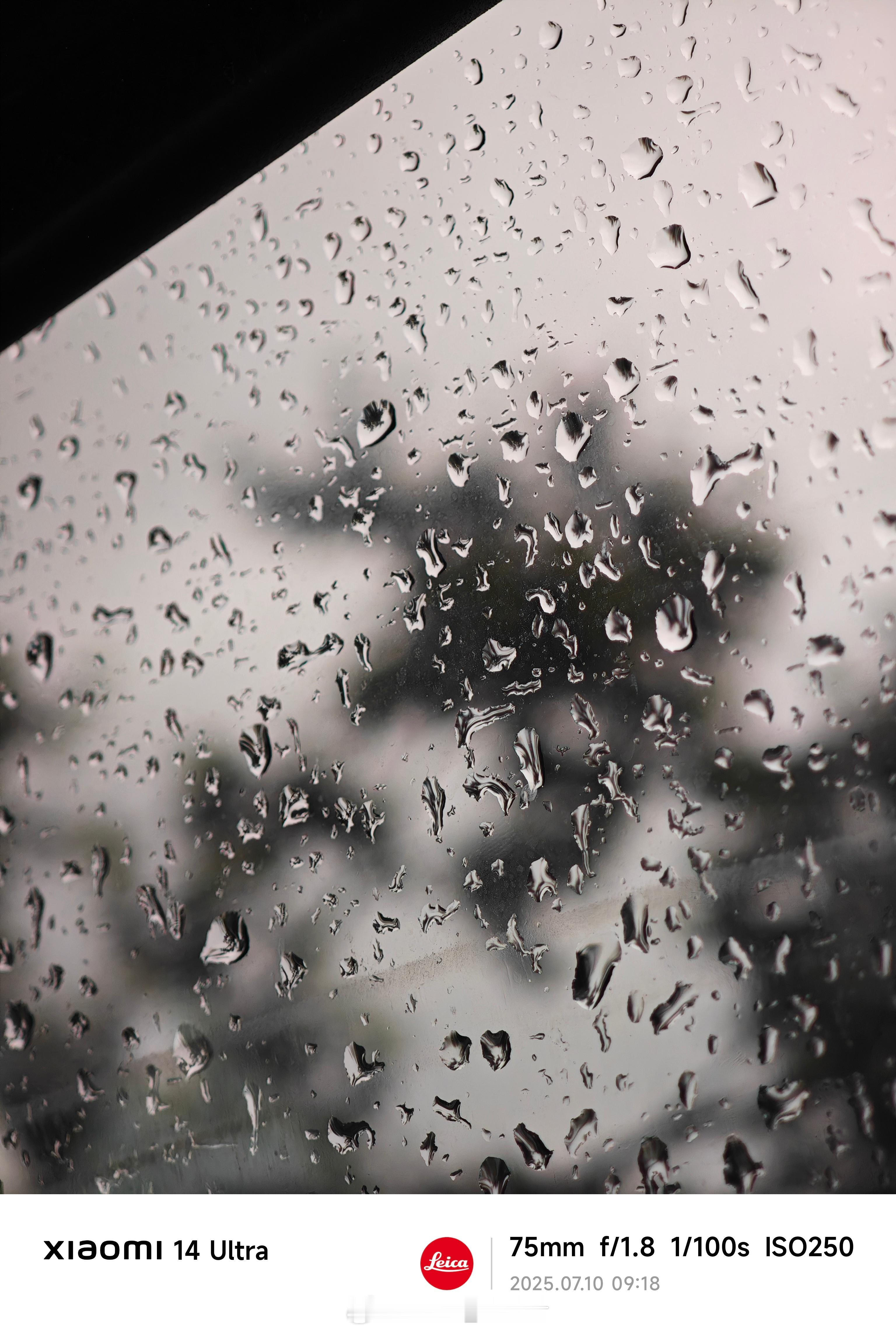 早，又是一年大雨季～2公里的路能堵半小时，太疯狂了。北京大雨 ​​​