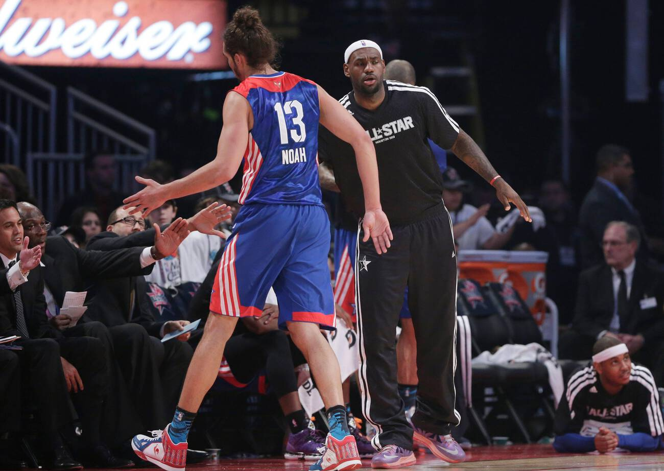 Yannick Noah & Joakim Noah子承父牌鞋控的日常  老照片