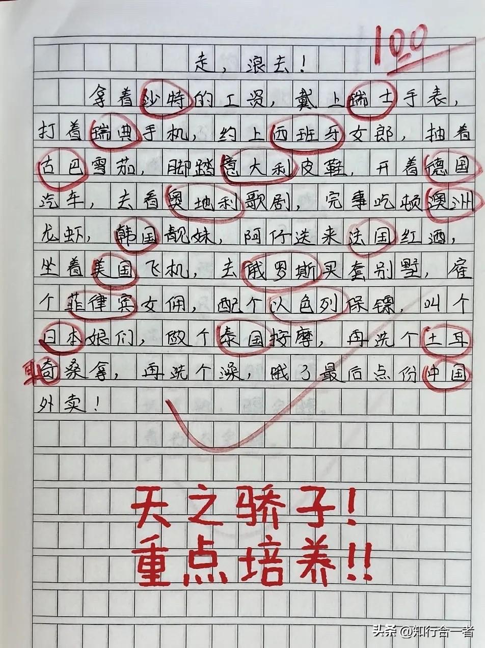 天之骄子！重点培养！